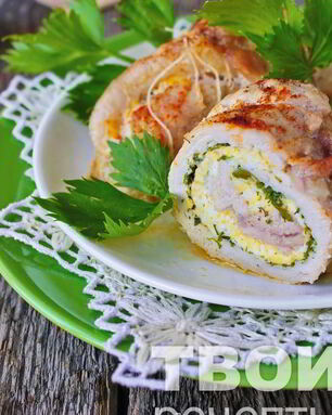 Зразы с яйцом