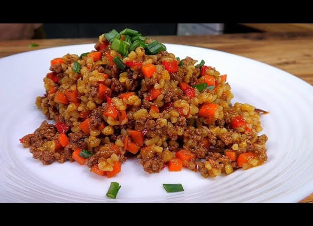 Экономный рецепт вкусной каши с мясом. С удовольствием ест даже ребенок