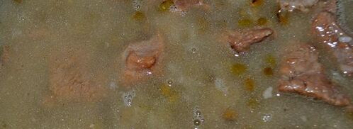 ароматная каша с машем, рисом и мясом. Шаг 7