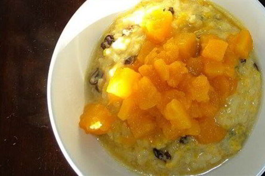 Рецепт ароматной тыквенной каши с кокосом