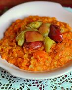 Ароматная тыквенная каша с рисом