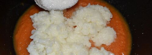 ароматная тыквенная каша с рисом. Шаг 10