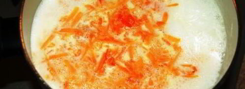 быстрая каша с тыквой и сухофруктами. Шаг 3