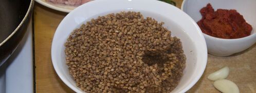 гречка по купечески с фаршем. Шаг 2