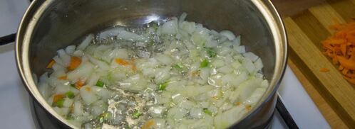 гречка по купечески с фаршем. Шаг 5