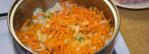 гречка по купечески с фаршем. Шаг 6