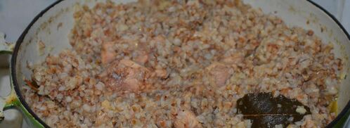 гречка по-купечески с курицей. Шаг 7