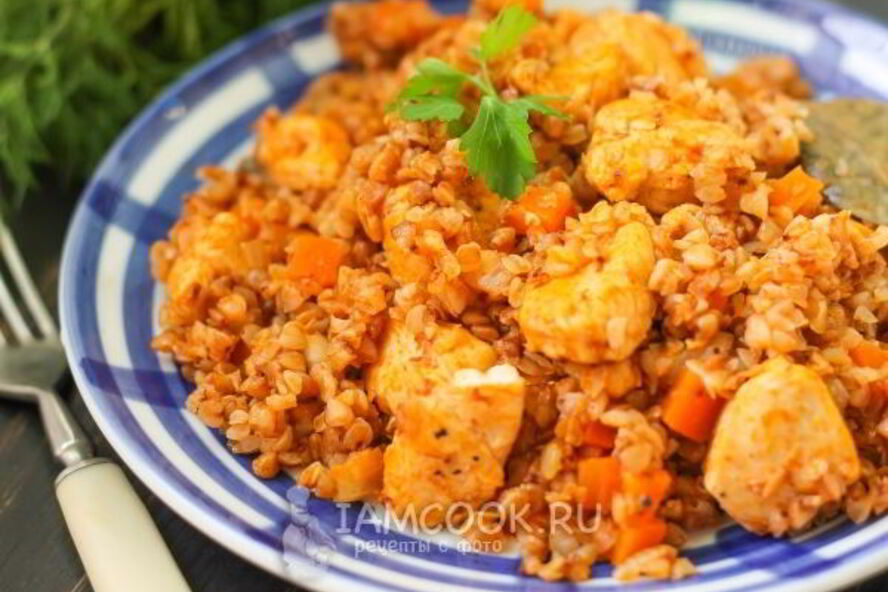 Рецепт гречки по-купечески в мультиварке с курицей