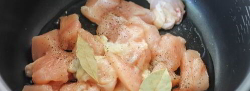 гречка по-купечески в мультиварке с курицей. Шаг 4