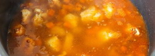 гречка по-купечески в мультиварке с курицей. Шаг 7