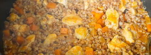 гречка по-купечески в мультиварке с курицей. Шаг 8