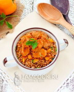 Гречка по-купечески в мультиварке со свининой