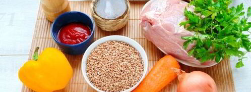 гречка по-купечески в мультиварке со свининой. Шаг 7