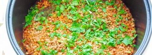 гречка по-купечески в мультиварке со свининой. Шаг 17