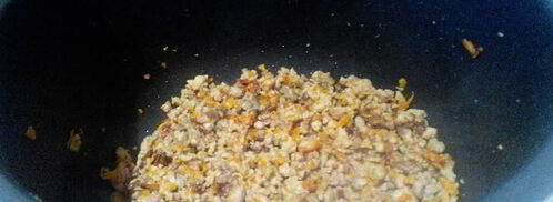 гречка с фаршем в мультиварке. Шаг 6