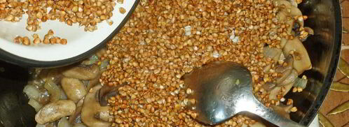 гречка с грибами и луком. Шаг 8