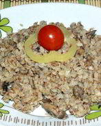 Гречка с грибами и сметаной