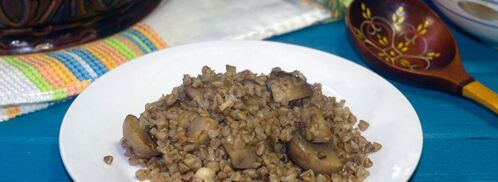 гречка с грибами в горшочке. Шаг 10