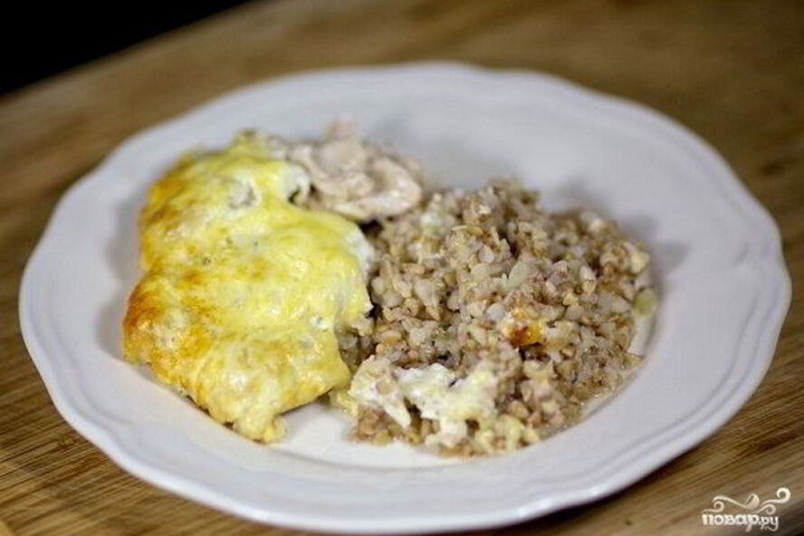 Рецепт гречки с курицей в духовке