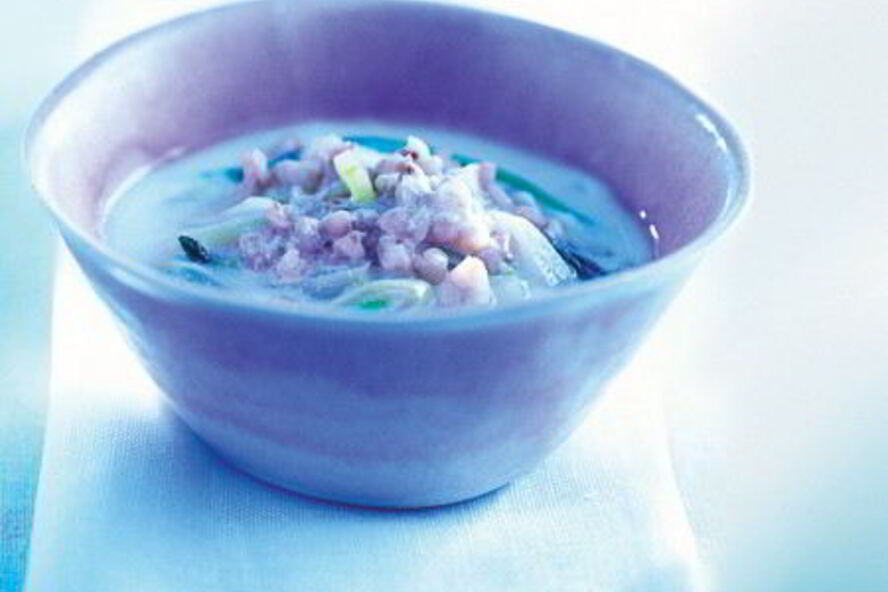 Рецепт гречки с луком-пореем