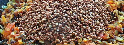 гречка с мясом и корнеплодами. Шаг 7