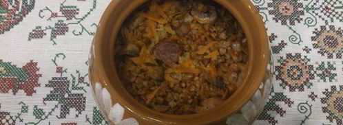 гречка с мясом в горшочках. Шаг 10