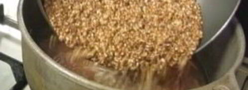 гречка с мясом в казане. Шаг 5