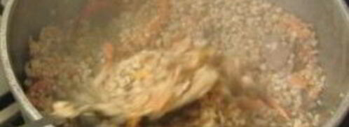 гречка с мясом в казане. Шаг 8
