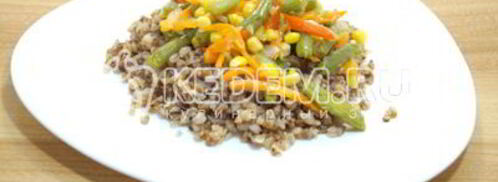 гречка с овощами и фасолью. Шаг 7