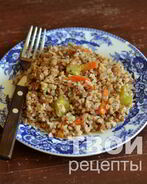 Гречка с овощами