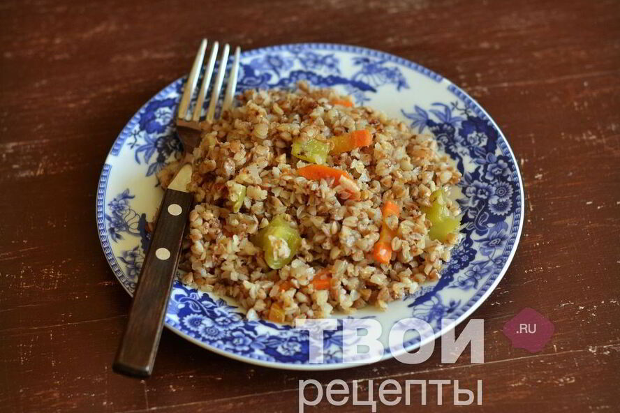 Рецепт гречки с овощами