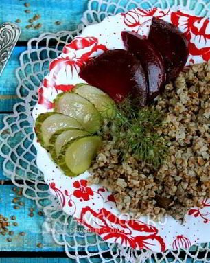 Гречка с печенью