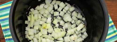 гречка с шампиньонами в мультиварке. Шаг 5