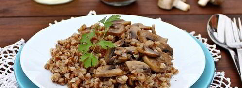 гречка с шампиньонами в мультиварке. Шаг 9