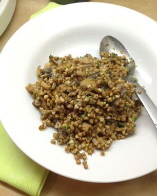 Гречка с шампиньонами