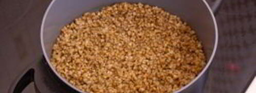 гречка с сосисками и грибами. Шаг 4