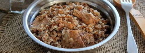 гречка с тушенкой в кастрюле. Шаг 13