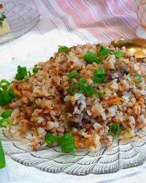 Гречка с тушенкой в мультиварке