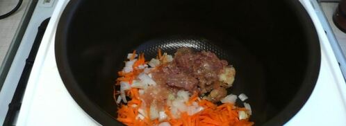 гречка с тушенкой в мультиварке. Шаг 5