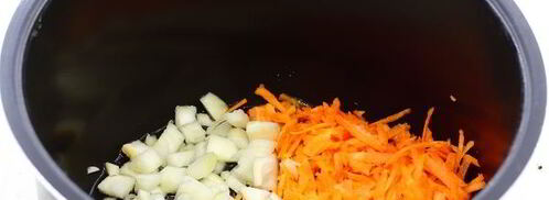 гречка со свиным фаршем в мультиварке. Шаг 3