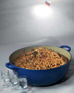 Гречневая каша с белыми грибами и пармезаном