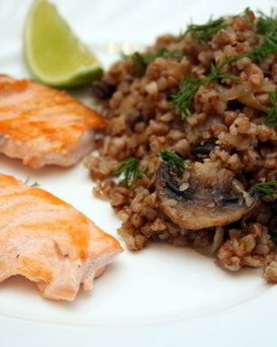 Гречневая каша с грибами