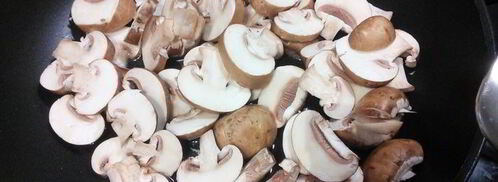 гречневая каша с шампиньонами в мясном хлебце. Шаг 2