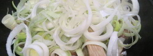 гречневая каша с шампиньонами в мясном хлебце. Шаг 3