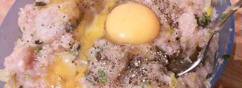 гречневая каша с шампиньонами в мясном хлебце. Шаг 6