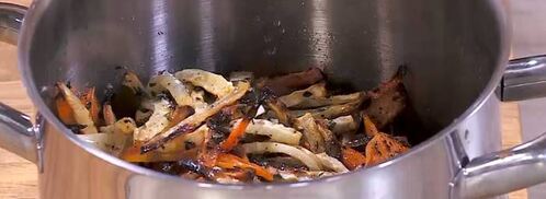 гречневая каша с запеченными овощами. Шаг 4