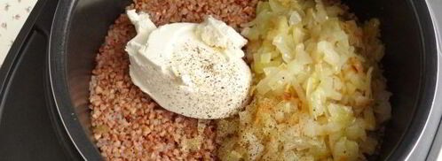 гречневая каша со сливочным сыром в мультиварке. Шаг 10