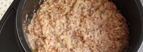 гречневая каша со сливочным сыром в мультиварке. Шаг 11