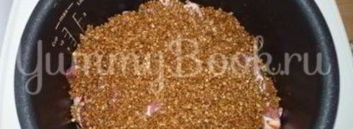 гречневая каша со свиными ребрышками из мультиварки. Шаг 5