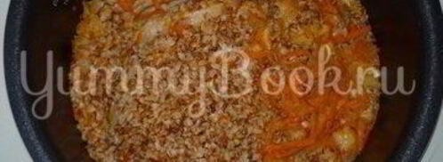 гречневая каша со свиными ребрышками из мультиварки. Шаг 7